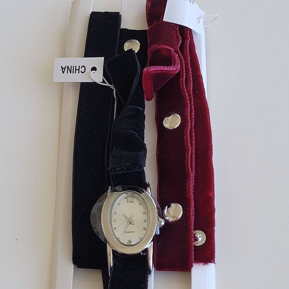 Avon | Changeling Ribbon Watch Red & Black